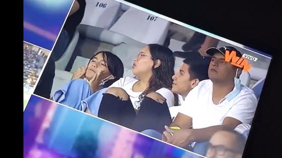 Niña en estadio se volvió viral en partido del Quindío vs. DIM Niña en estadio se volvió viral en partido del Quindío vs. DIM