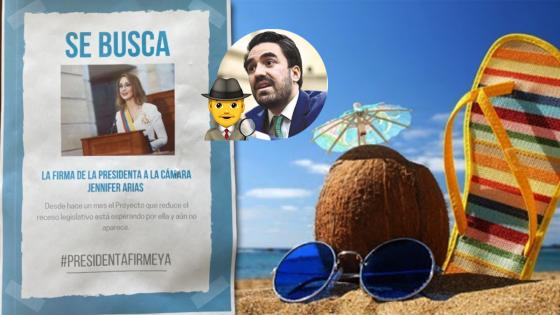 Duro enfrentamiento entre Jennifer Arias y Gabriel Santos por proyecto de ley que busca reducir el receso legislativo. Las reacciones que deja el rifirrafe entre Jennifer Arias y Gabriel Santos.