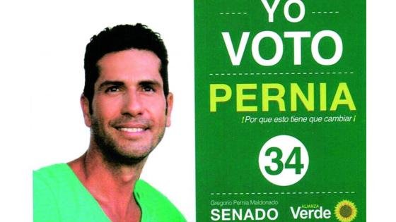 Gregorio Pernía se ha lanzado, sin éxito, en dos ocasiones para el Congreso de la República. Cinco artistas colombianos que han incursionado en política.