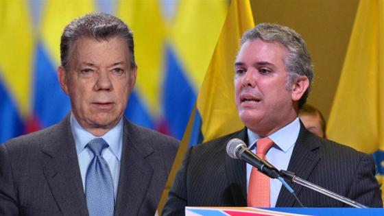 Santos arremete contra Duque por criticar los acuerdos de paz.