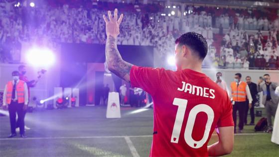 Periodistas que han retirado a James Rodríguez en Catar