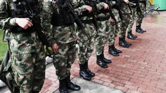 Presencia de Policía Militar en Bogotá