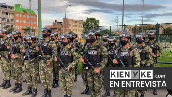 Policía Militar en Bogotá