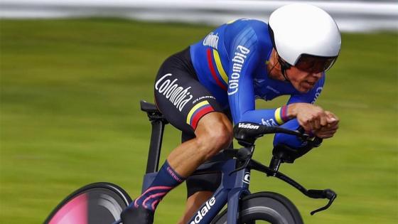 Así le fue a Rigoberto Urán en la contrarreloj del Mundial de ruta