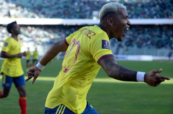 Gol de Roger Martínez para empate parcial de Colombia vs. Bolivia