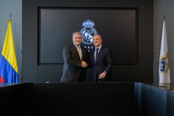 ¿Qué hacen juntos Iván Duque y Florentino Pérez?