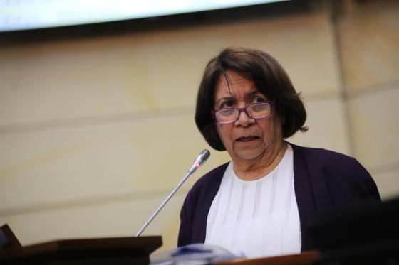 Aída Avella denuncia entrada ilegal a su oficina en el Congreso Aída Avella denuncia entrada ilegal a su oficina en el Congreso