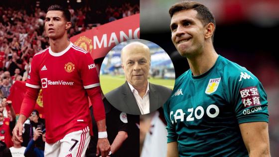 Carlos Antonio Vélez rechazó el reto de Dibu Martínez a Cristiano Ronaldo. Carlos Antonio Vélez arremete contra Dibu Martínez.