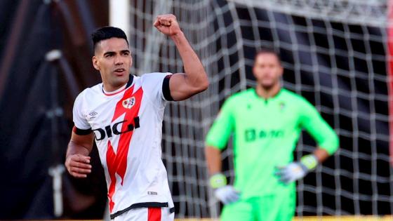 Falcao García suma su tercer gol con el Rayo Vallecano. Gol de Falcao García ante el Cádiz.