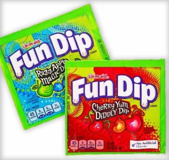 Fun Dip (Polvo y barra de dulce)