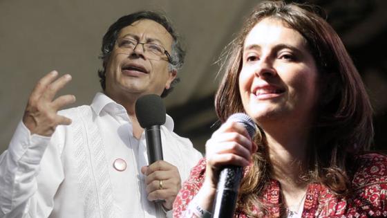 Rifirrafe entre Paloma Valencia y Gustavo Petro. 