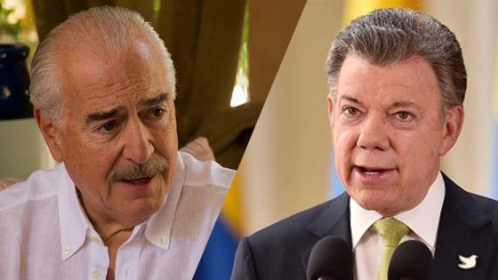 Andrés Pastrana y Juan Manuel Santos