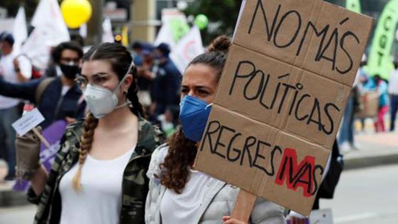 Protestas en Bogotá