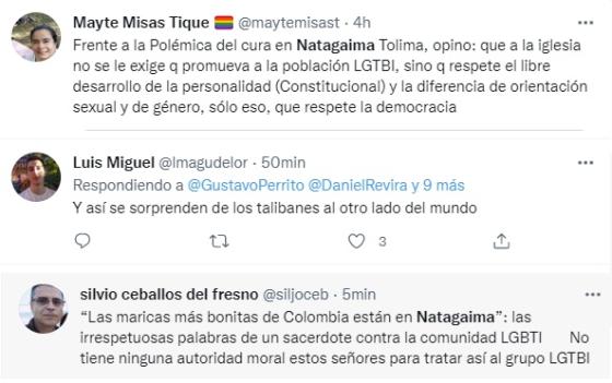 Muchos tuiteros rechazaron el discurso homofóbico del sacerdote Ricardo Zabala.