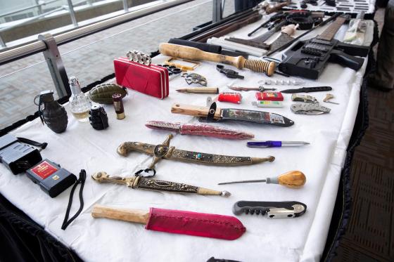 Récord de pasajeros con armas en los aeropuertos de Florida.