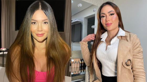 Lina Tejeiro se besó con Epa Colombia en su fiesta de cumpleaños Lina Tejeiro se besó con Epa Colombia en su fiesta de cumpleaños