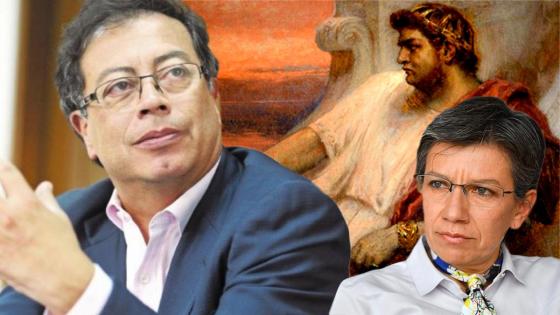 Por incendio en Bogotá, Petro compara a Claudia López con Nerón Por incendio en Bogotá, Petro compara a Claudia López con Nerón
