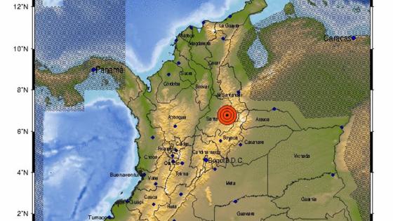 Reportan fuerte temblor en Colombia