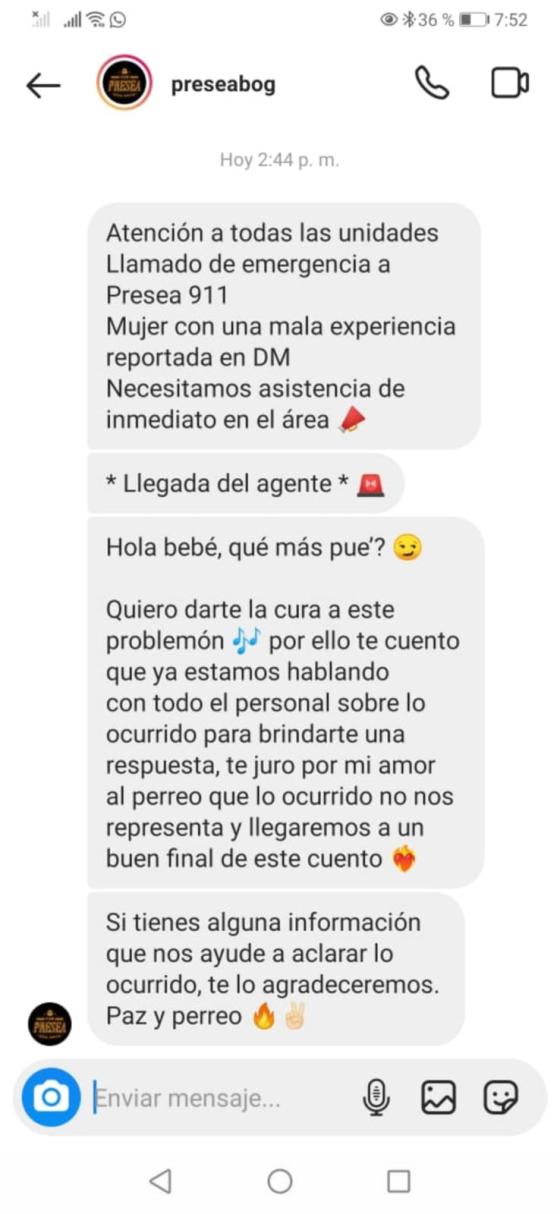 Respuesta de Presea sobre caso de Natalia Parra Respuesta de Presea sobre caso de Natalia Parra