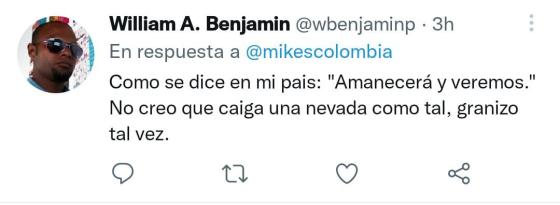 ¿Va a nevar en Bogotá? ¿Va a nevar en Bogotá?