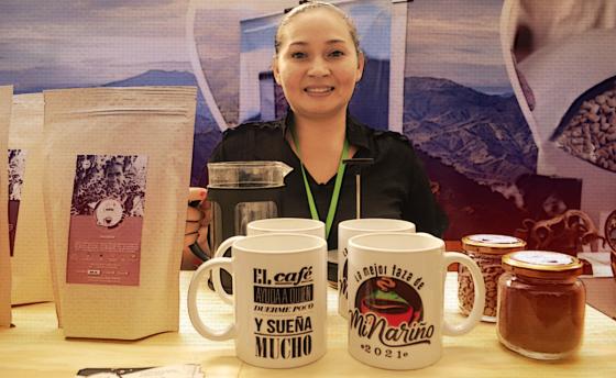 Café Senderos, un emprendimiento de mujeres cafeteras nariñenses. Café Senderos, emprendimiento nariñense.