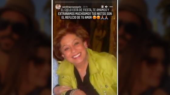 Sentido mensaje de Carolina Cruz a la mamá de Lincoln Palomeque Sentido mensaje de Carolina Cruz a la mamá de Lincoln Palomeque