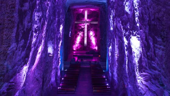 La Catedral de sal de Zipaquirá fue sede de uno de los conciertos del festival. Catedral de sal de Zipaquirá.