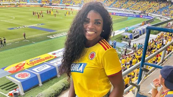 Caterine Ibargüen: la voz del estadio de la Selección Colombia en Barranquilla