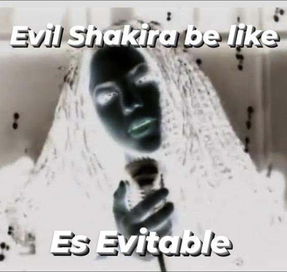 Meme #EvilBeLike Shakira