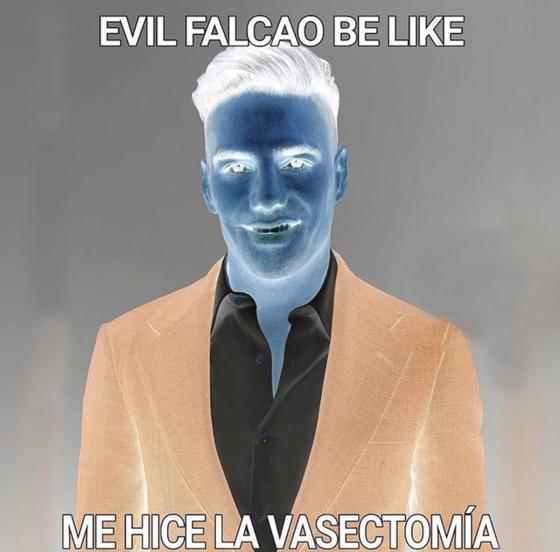 Meme #EvilBeLike Falcao