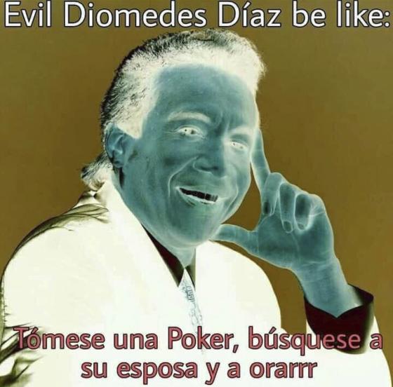 Meme #EvilBeLike Diomedes Diaz