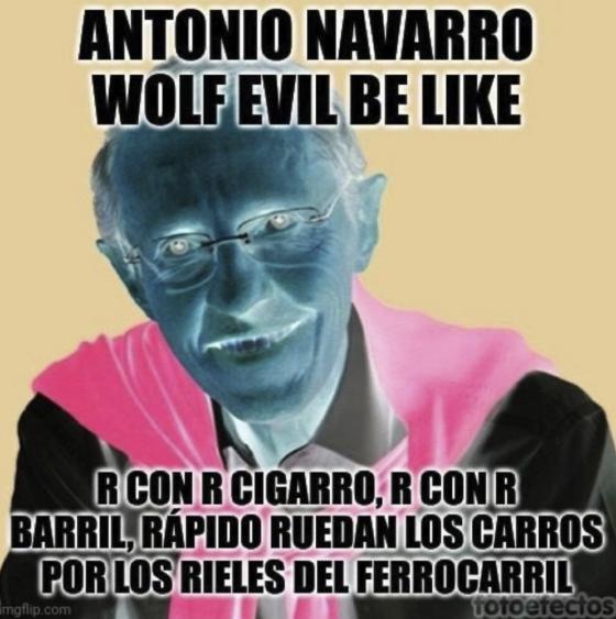 Meme #EvilBeLike Antonio Navarro
