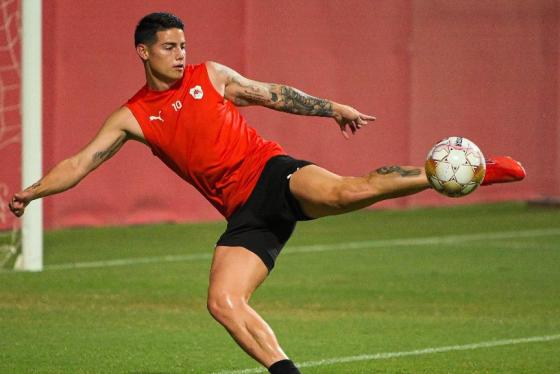 Debut de James Rodríguez en el Al-Rayyan