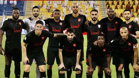 Goleada en el debut de James Rodríguez en el Al-Rayyan 