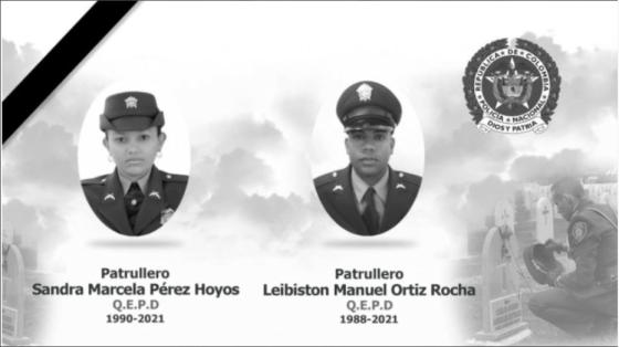 Policías asesinados en San Andrés 