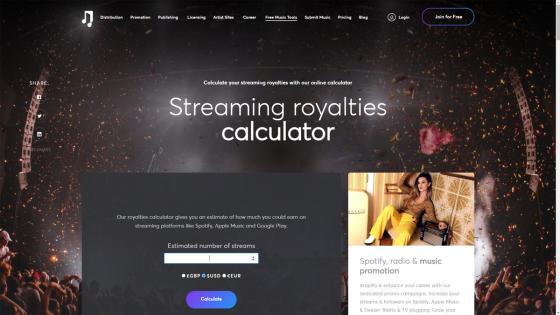 Royalties Calculator Royalties Calculator