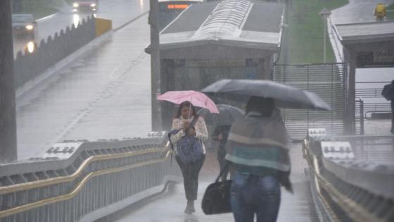 Segunda temporada de lluvias en Bogotá Segunda temporada de lluvias en Bogotá