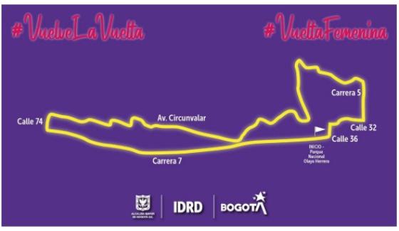 Vuelta a Colombia Femenina finalizará en Bogotá Vuelta a Colombia Femenina finalizará en Bogotá
