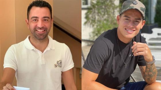 Elogios de Xavi Hernández a James Rodríguez Elogios de Xavi Hernández a James Rodríguez