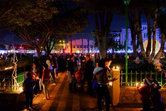 Celebración día de las velitas