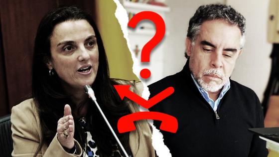 Abudinen y Armando Benedetti, polémica por supuesta llamada en caso de contrato con Centros Poblados. Armando Benedetti versus Karen Abudinen.