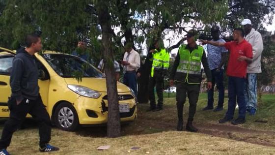Ataque con ácido de mujer a taxista en Bogotá Ataque con ácido de mujer a taxista en Bogotá