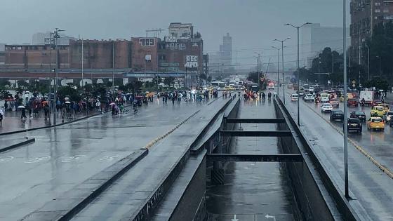 Fuertes lluvias en Bogotá Fuertes lluvias en Bogotá