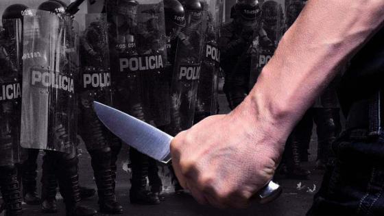 Policía herido en protestas Policía herido en protestas