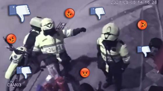 Agresión de policías a mujer en Bogotá Agresión de policías a mujer en Bogotá