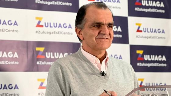 Óscar Iván Zuluaga, candidato presidencial del Centro Democrático