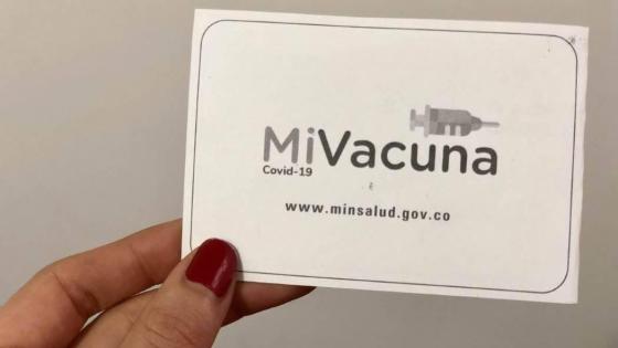 Carné de vacunación obligatorio en Colombia. Carné de vacunación.