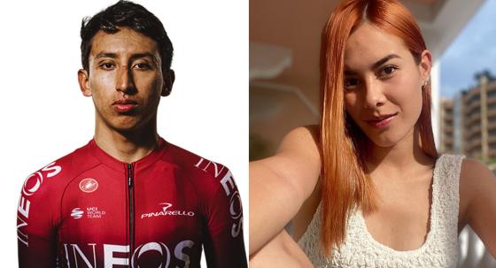 Egan Bernal y Mafe Motas