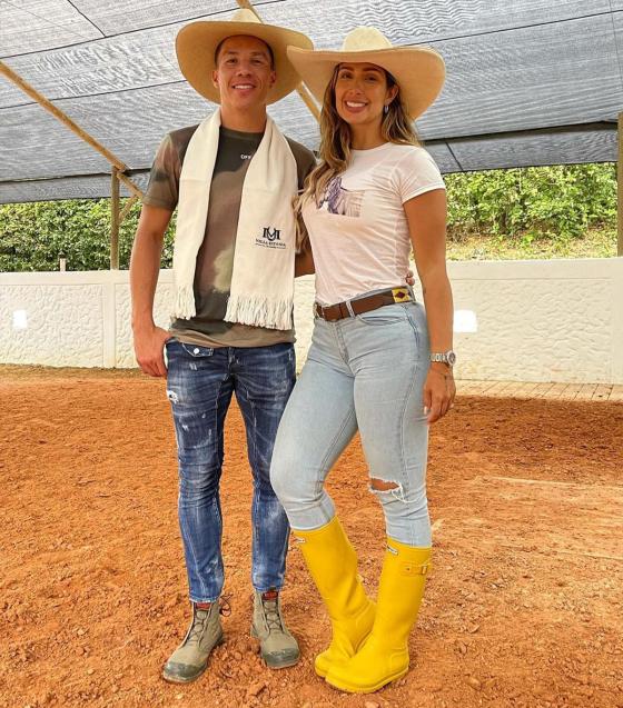 Matheus Uribe y Cindy Álvarez Matheus Uribe y Cindy Álvarez