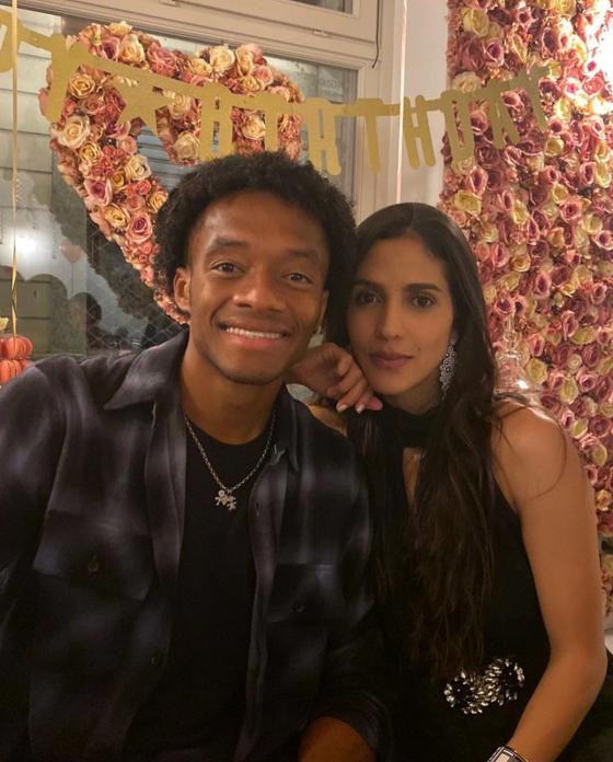 Juan Cuadrado y Melissa Botero